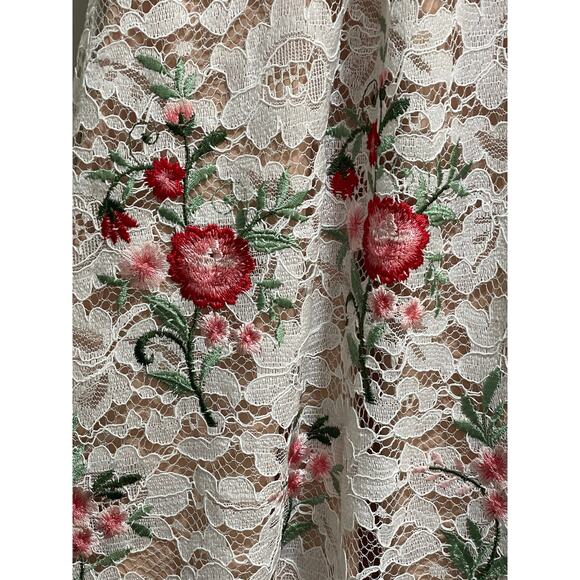 Belle by Badgley Mischka Eve Dress Floral Lace Size 8 NWT - Picture 13 of 14